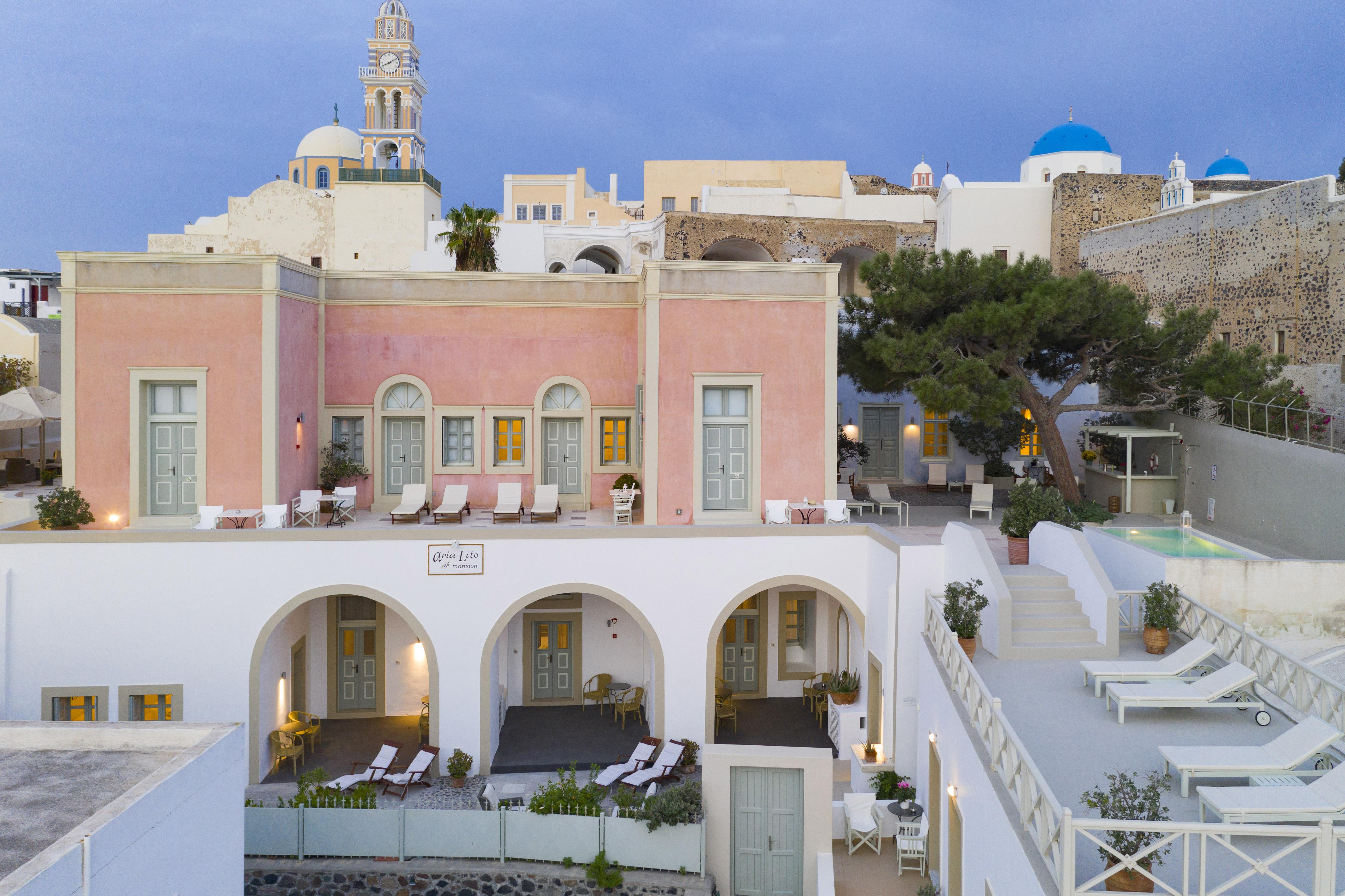 Hotel Aria Lito Mansion à Fira  Extérieur photo